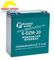 Ắc quy xe điện Richao 6-DZM-20( 12V/20Ah), Ắc quy xe điện Richao 6-DZM-20, Bảng giá  Ắc quy xe điện Richao 6-DZM-20 giá rẻ